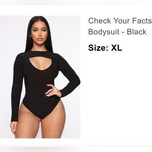 Black fashion nova bodysuit!